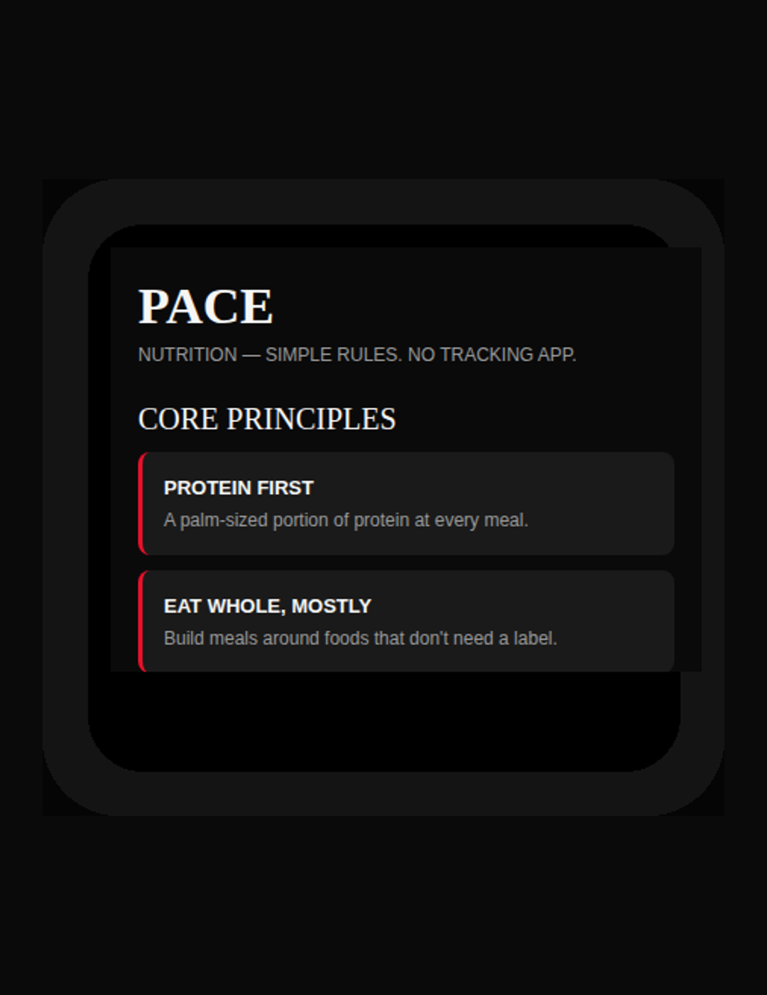 Pace Nutrition