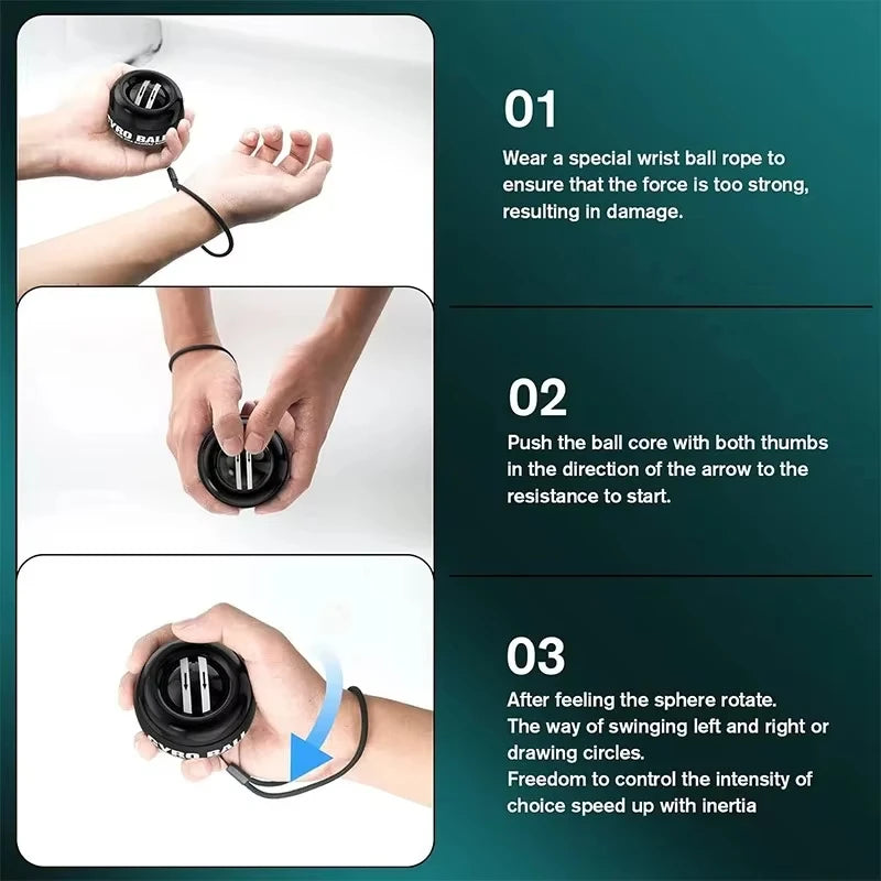 LED Wrist & Grip Trainer Ball